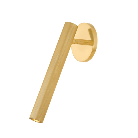 Simeon Sleek Fluted Sconce with Adjustable Head Wall Light