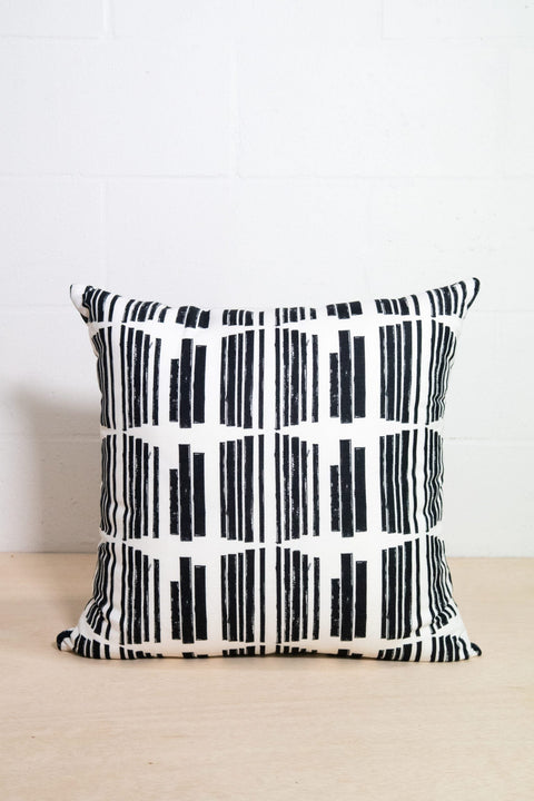 Powered by People Monochromatic Modern Graphic Accent Throw Pillow - 20 x 20