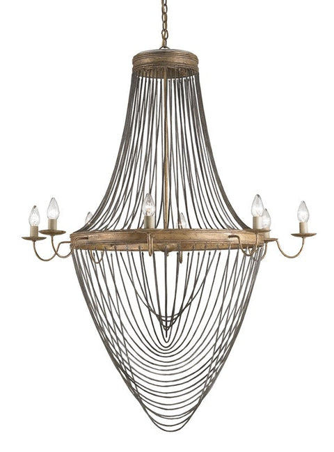 Lucien Elegant Traditional Candelabra Chandelier Ceiling Light