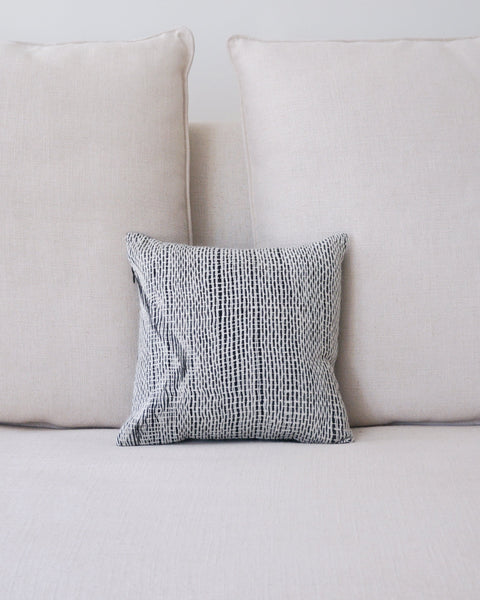 Contemporary Square Alpaca Wool Accent Pillow