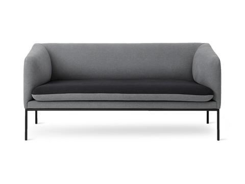 Turn Timeless Minimalist Modern Two-tone Cushioned Standard Sofa