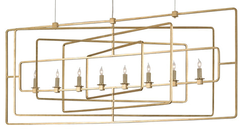 Metro Designer Collaboration Art Deco Candelabra Chandelier