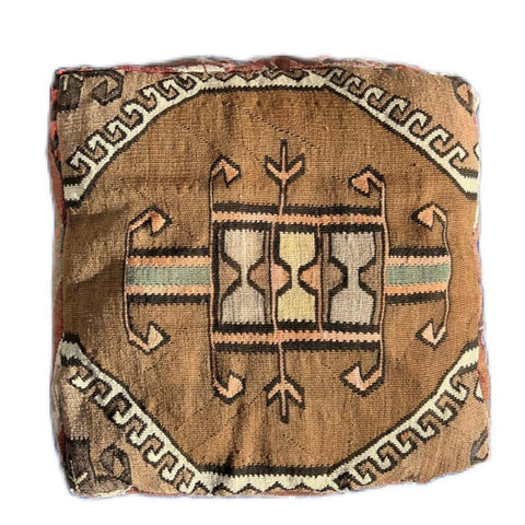 Artful Traditionalist Handwoven Bohemian Graphic Pillow Cover