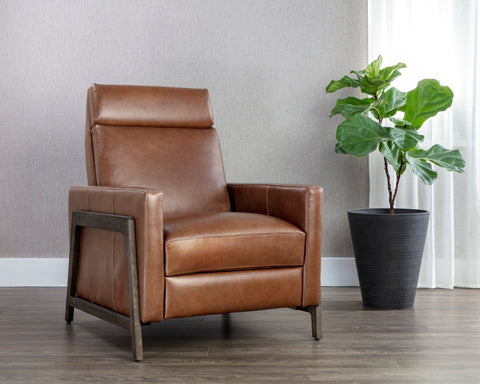 Timeless Minimalist Modern Parsons Recliner Lounge Chair