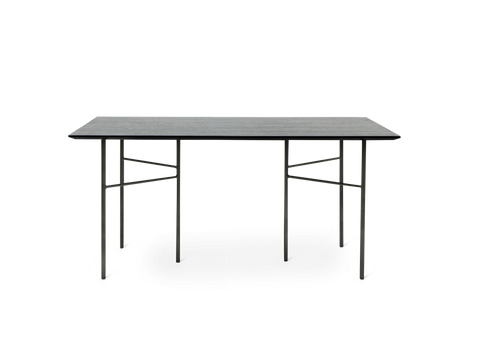 Contemporary Frame Wood Rectangle Table Accessories