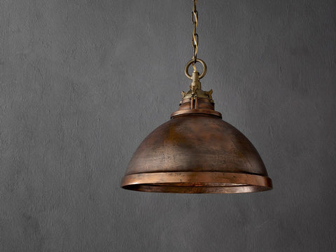 Admiral Accent Industrial Bowl Pendant Light