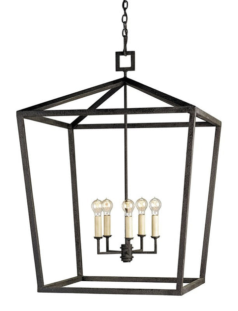 Denison Modern Lantern Pendant Light Accent Ceiling Light