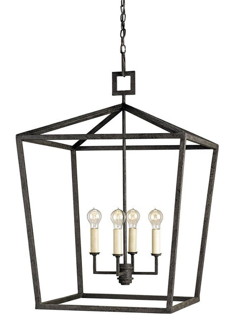 Denison Modern Lantern Accent Pendant Light