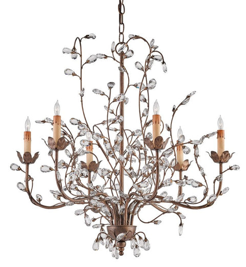 Designer Collaboration Elegant Candelabra Chandelier with Crystals