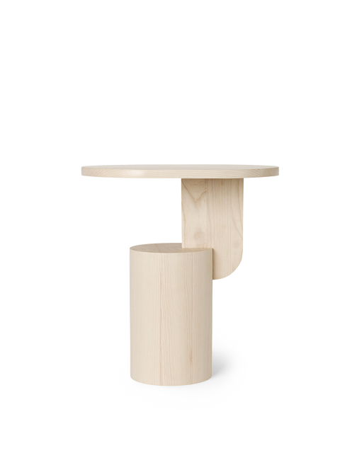 Timeless Minimalist Oval Wood Center Table Minimalist Accent Table
