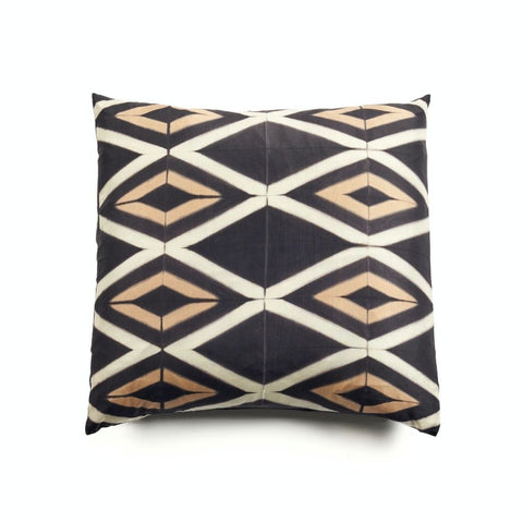 Powered by People Artful Traditionalist Graphic Accent Pillow in Asian Bohemian Style - 20 x 20