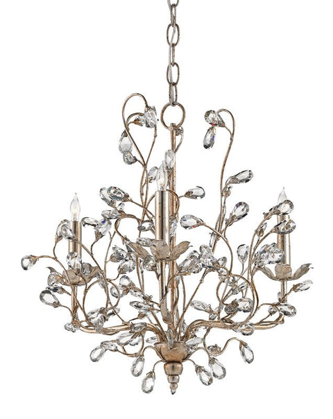 Accent Candelabra Chandelier with Crystals Elegant Ceiling Light