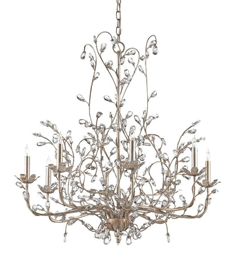 Accent Elegant Candelabra Chandelier with Crystals Ceiling Light