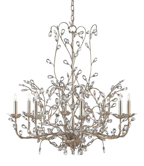 Accent Elegant Candelabra Chandelier with Crystals Ceiling Light