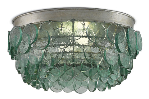 Braithwell Accent Contemporary Art Glass Flush Mount Ceiling Light