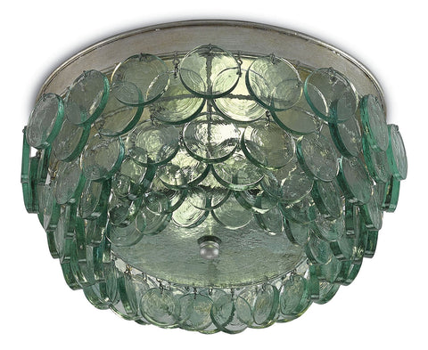 Braithwell Accent Contemporary Art Glass Flush Mount Ceiling Light