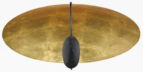 Pinders Ambient Contemporary Sleek Oval Flush Mount Ceiling Light