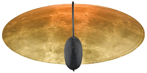 Pinders Ambient Contemporary Sleek Oval Flush Mount Ceiling Light