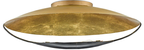 Pinders Ambient Contemporary Sleek Oval Flush Mount Ceiling Light