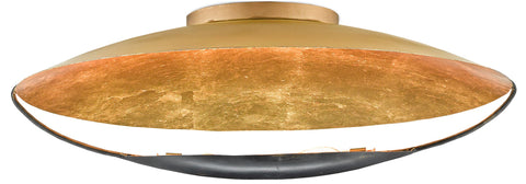 Pinders Ambient Contemporary Sleek Oval Flush Mount Ceiling Light