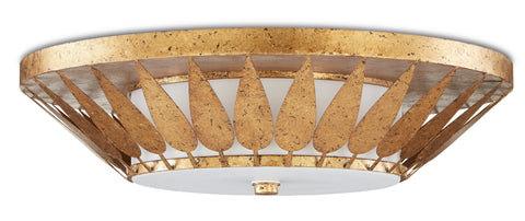 Floris Ambient Fluted Bowl Flush Mount Ceiling Light