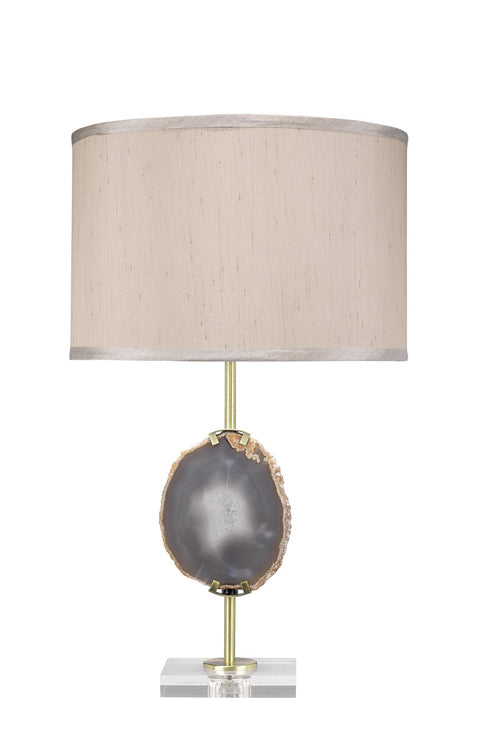 Agate Modern Accent Table Lamp with Drum Shape