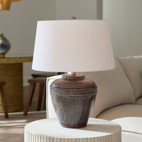 Avondale Ambient Drum Table Lamp Contemporary Style