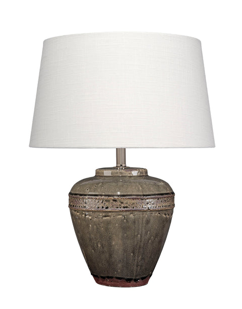 Avondale Ambient Drum Table Lamp with Finial Contemporary