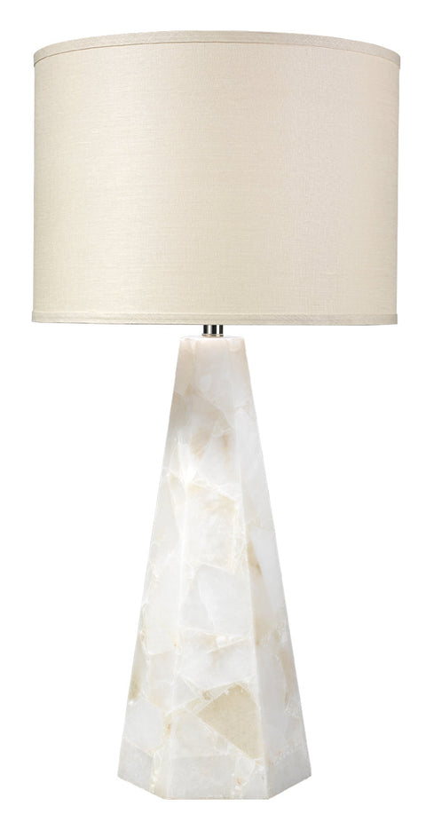 Borealis Handcrafted Column Table Lamp Organic Accent