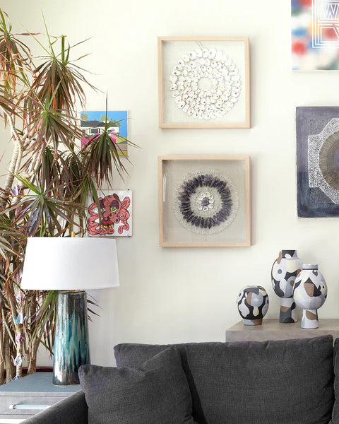 Accent Column Table Lamp in Blue for Contemporary Spaces