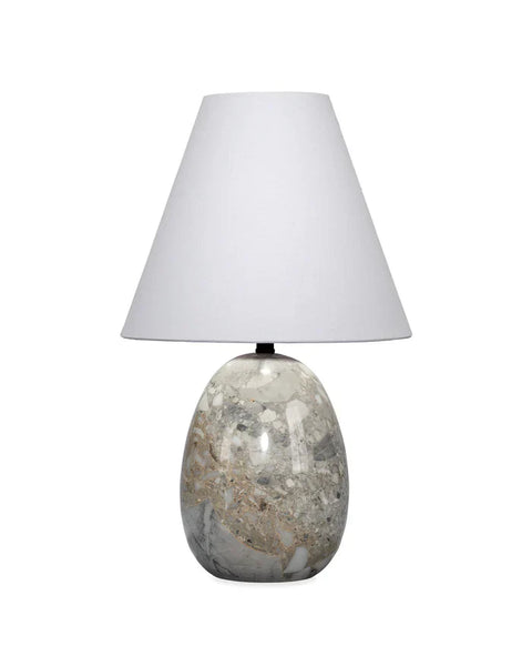 Accent Capsule Modern Conical Table Lamp with Carving