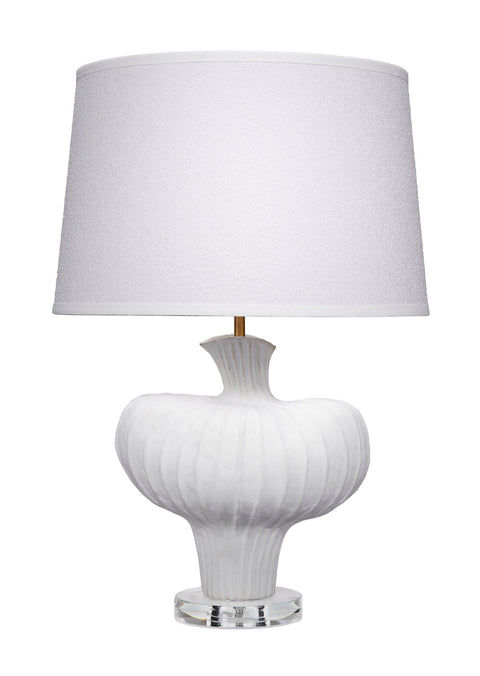 Colette Handcrafted Fluted Drum Table Lamp Elegant Accent