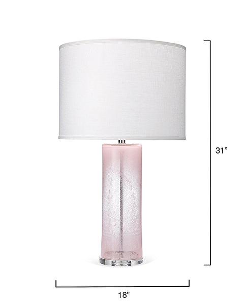 Dahlia Accent Modern Column Cylinder Table Lamp