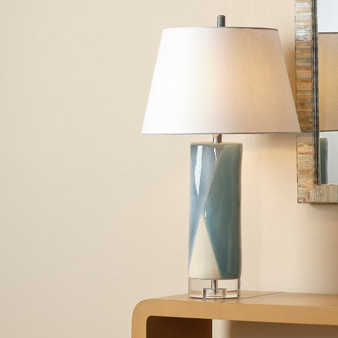 Diamond Ambient Coastal Column Table Lamp