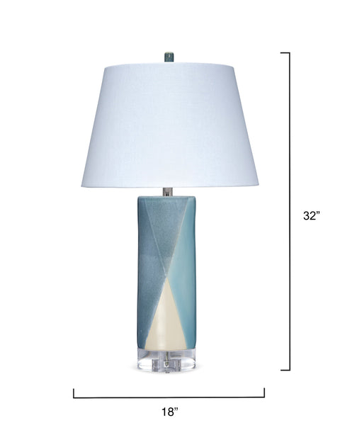 Diamond Ambient Coastal Column Table Lamp