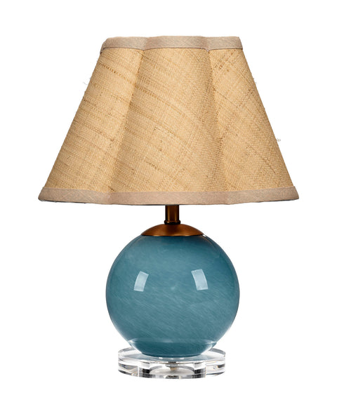 Accent Art Glass Conical Table Lamp