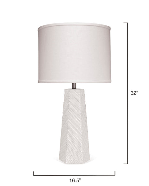 Accent Modern Column Table Lamp Drum Shape