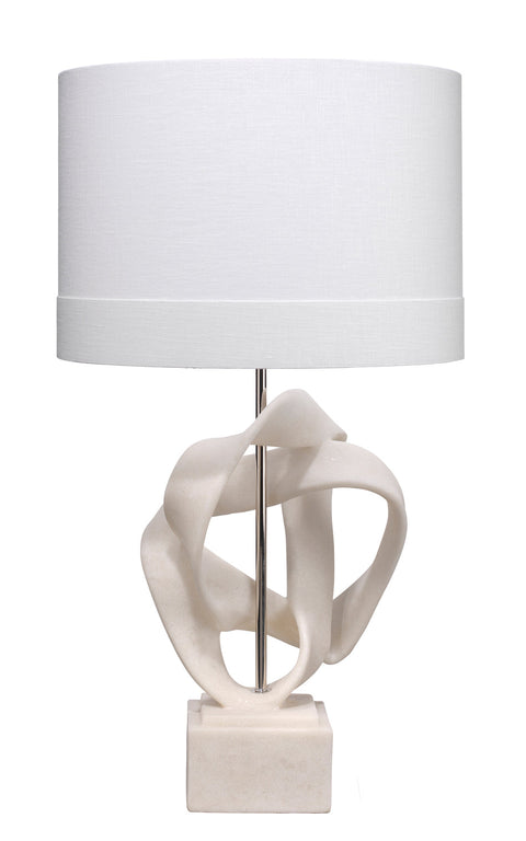 Intertwined Modern Organic Accent Drum Table Lamp