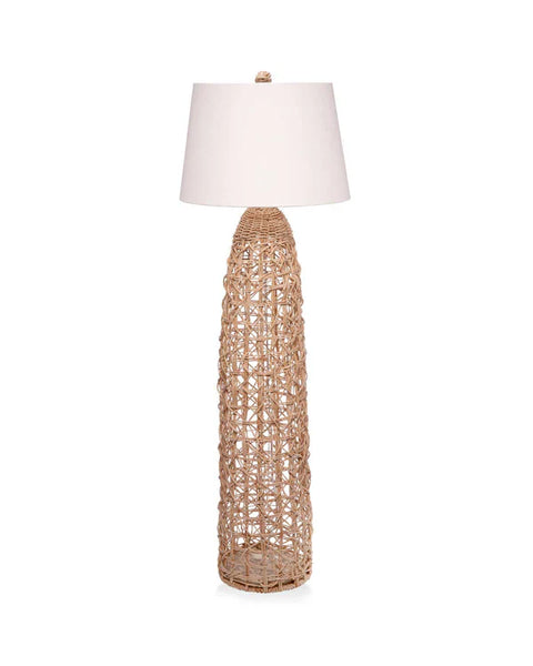 Kauai Ambient Bohemian Woven Floor Lamp