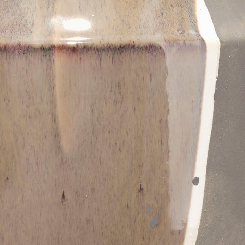 Landslide Accent Handcrafted Drum Table Lamp in Gray