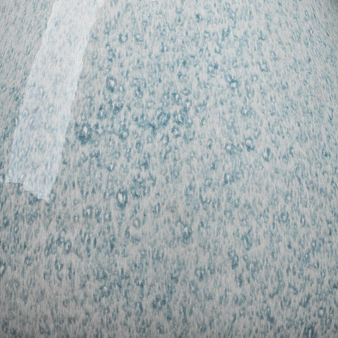 Levi Contemporary Art Glass Drum Table Lamp