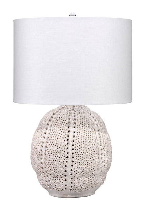 Lunar Accent Modern Cut-Out Drum Table Lamp