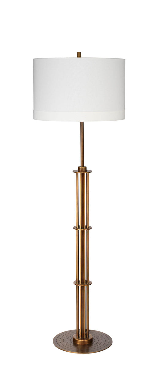 Marcus Ambient Art Deco Column Floor Lamp