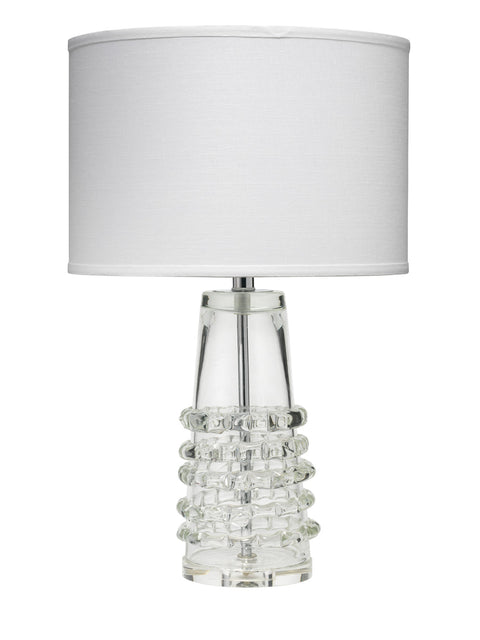 Ambient Elegance Handcrafted Drum Table Lamp with Beads