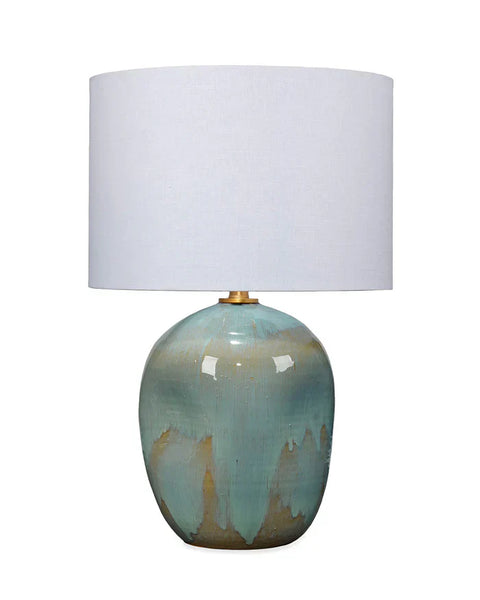 Salvador Organic Modern Handcrafted Drum Accent Table Lamp