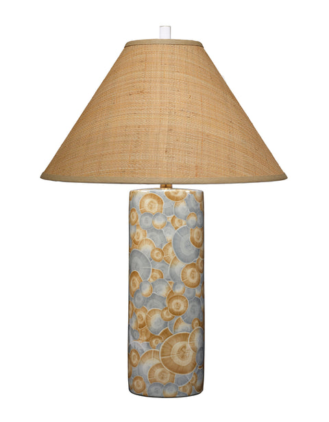 Serene Accent Eclectic Column Table Lamp