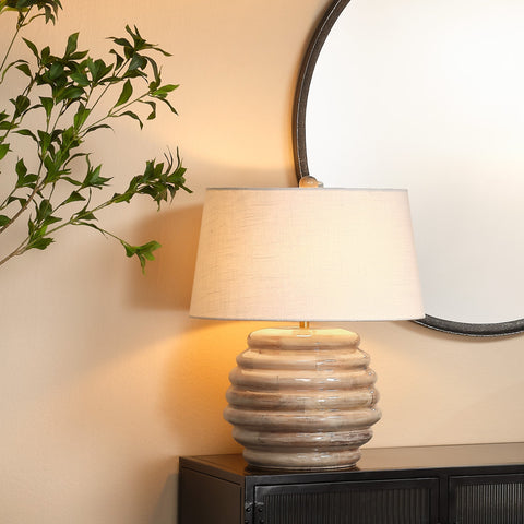 Soroban Organic Handcrafted Column Table Lamp