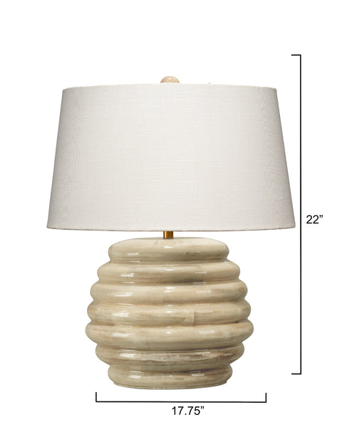 Soroban Organic Handcrafted Column Table Lamp