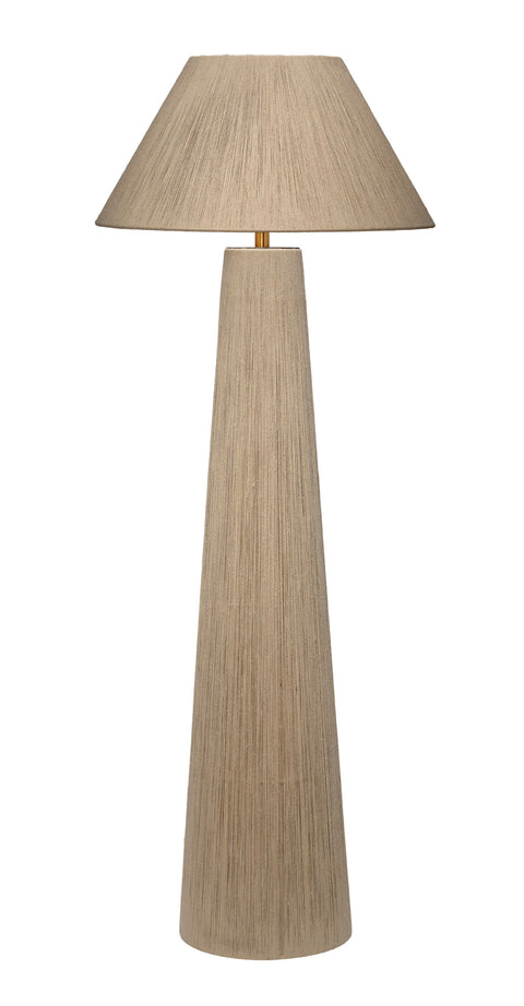 Accent Column Floor Lamp with Conical Design Contemporary Style