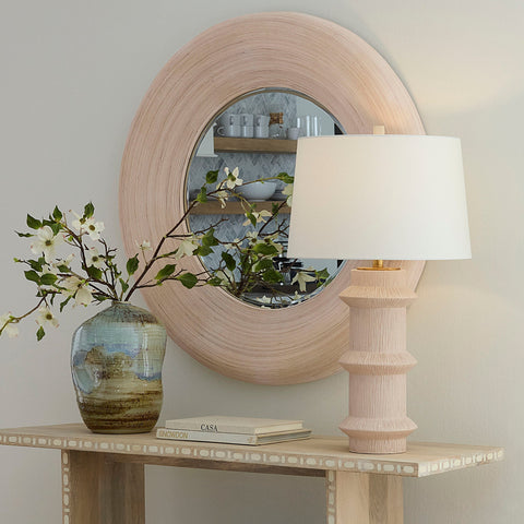 Trousdale Modern Column Accent Table Lamp